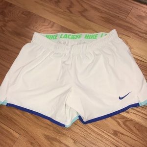 Nike Dri-fit medium white shorts